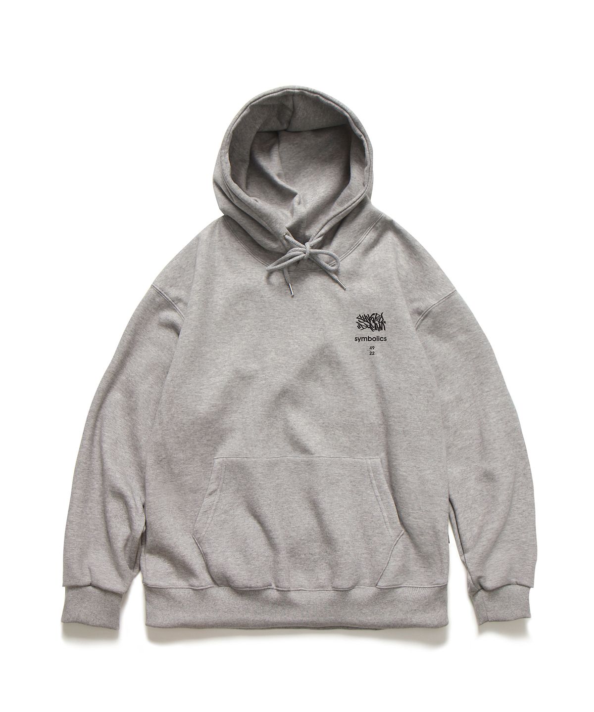 앱놀머씽(ABNORMALTHING) SYD 태깅 후드 그레이 (SYD TAGGING HOOD GREY)