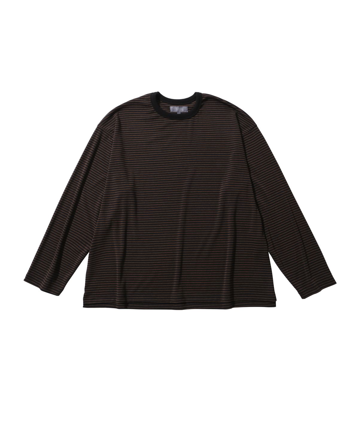 발루트(BALLUTE) DUSTY STRIPE LONG SLEEVE (BLACK&BROWN)