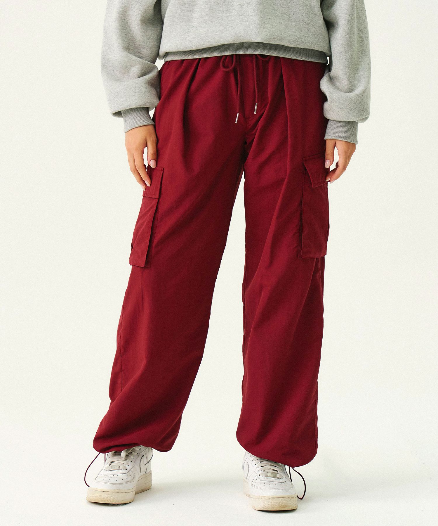 【GRAVER】24FW★ Banding Nylon Cargo Pants Designer fashion, Seoul-fully created | W Concept