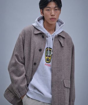 Wool Safari Coat  Beige