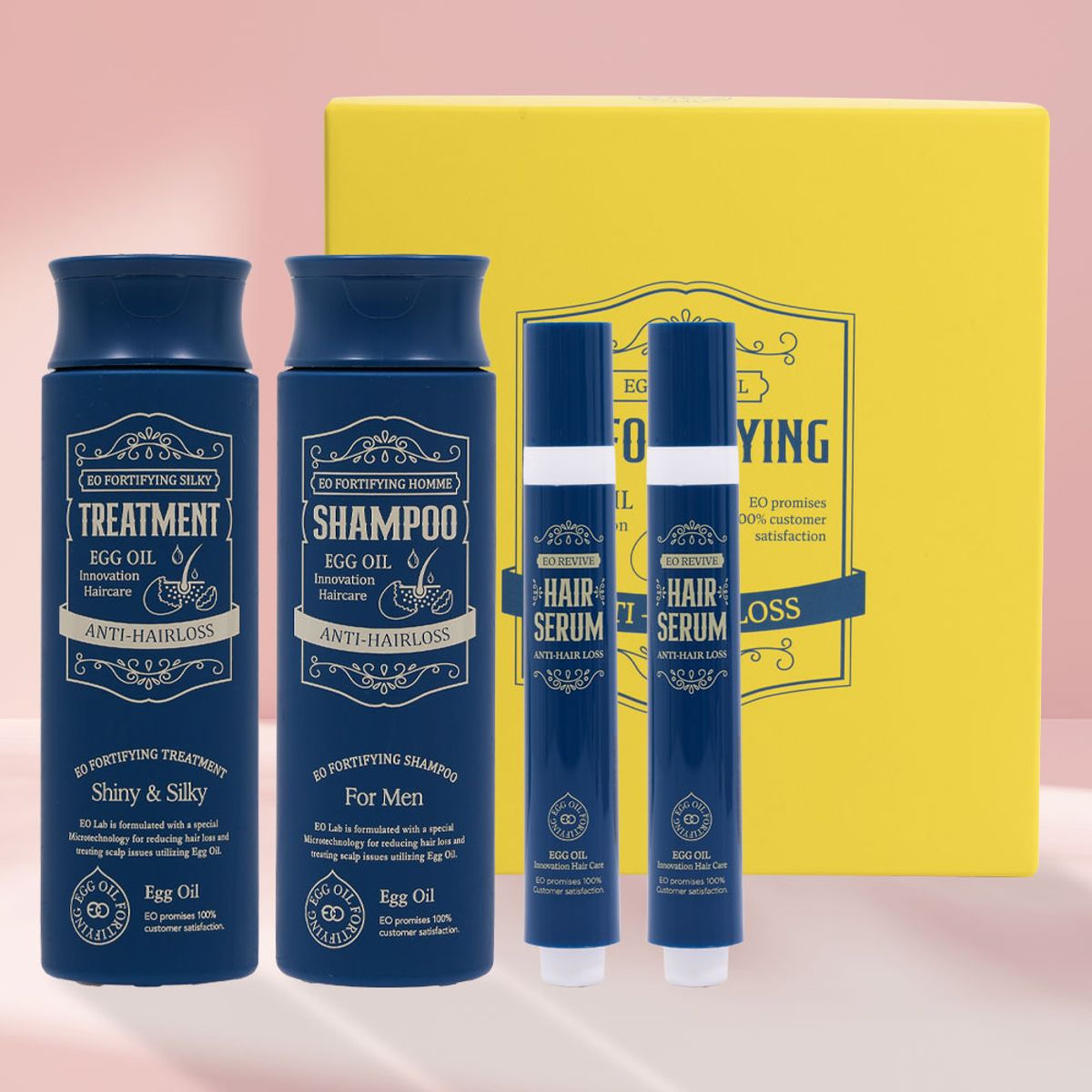 에오 포리파잉 (샴푸 & 트리트먼트)(EO FORTIFYING SHAMPOO & TREATMENT) 포리파잉 옴므 샴푸+트리트먼트 + 리바이브 세럼 2개 세트