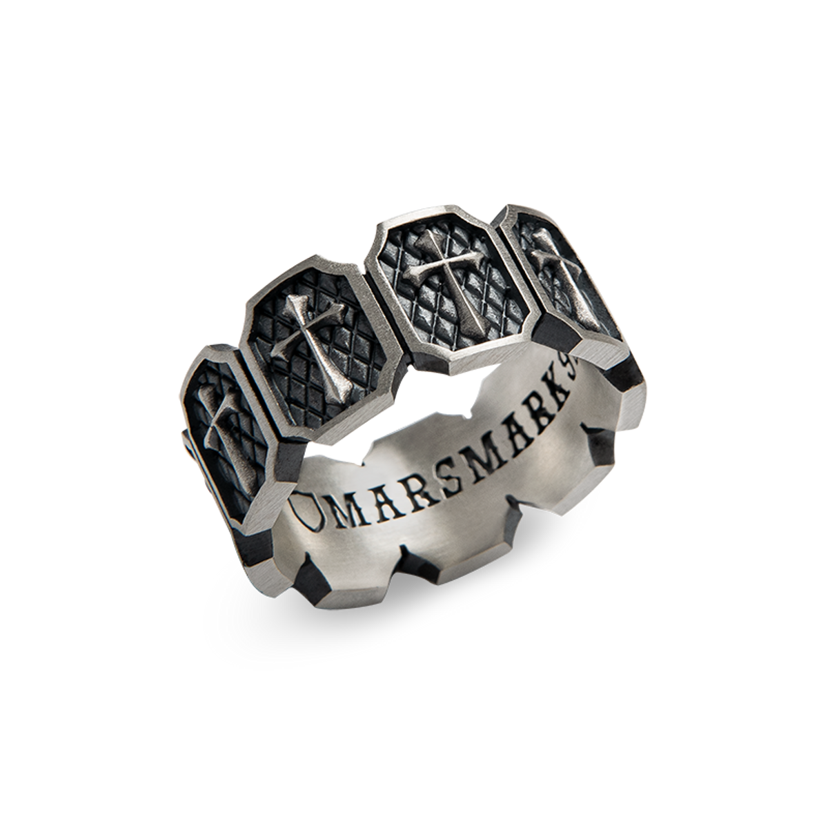 마르스마크(MARS MARK) Black Cross Ring