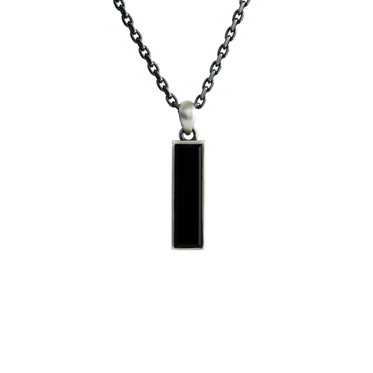마르스마크(MARS MARK) Rectangular Black Onyx Pandant NO.3