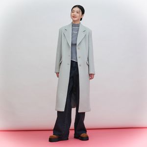 싱글 3버튼 롱코트 AQ4WTB71