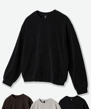 B. 코듀로이 니트 루즈핏 맨투맨 ( 3Color )