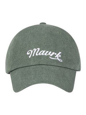 노트 로고 볼캡 블랙 카키