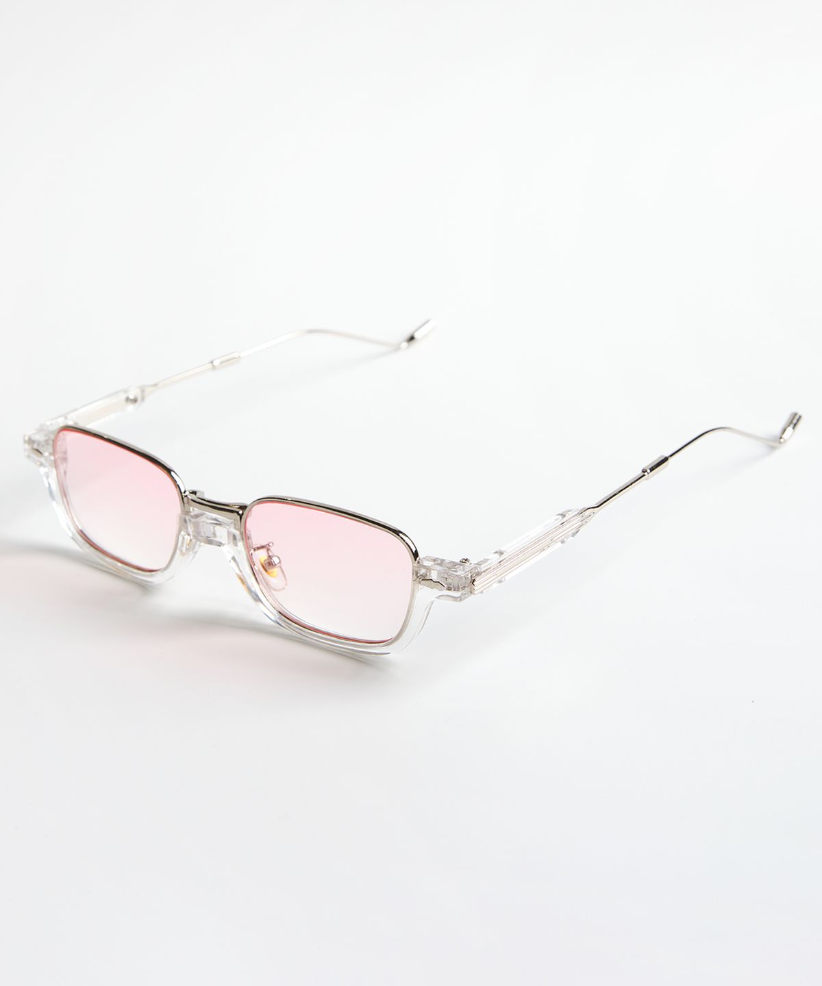 투큐브(2CUBE) Underlock Sunglasses(Clear-pink)
