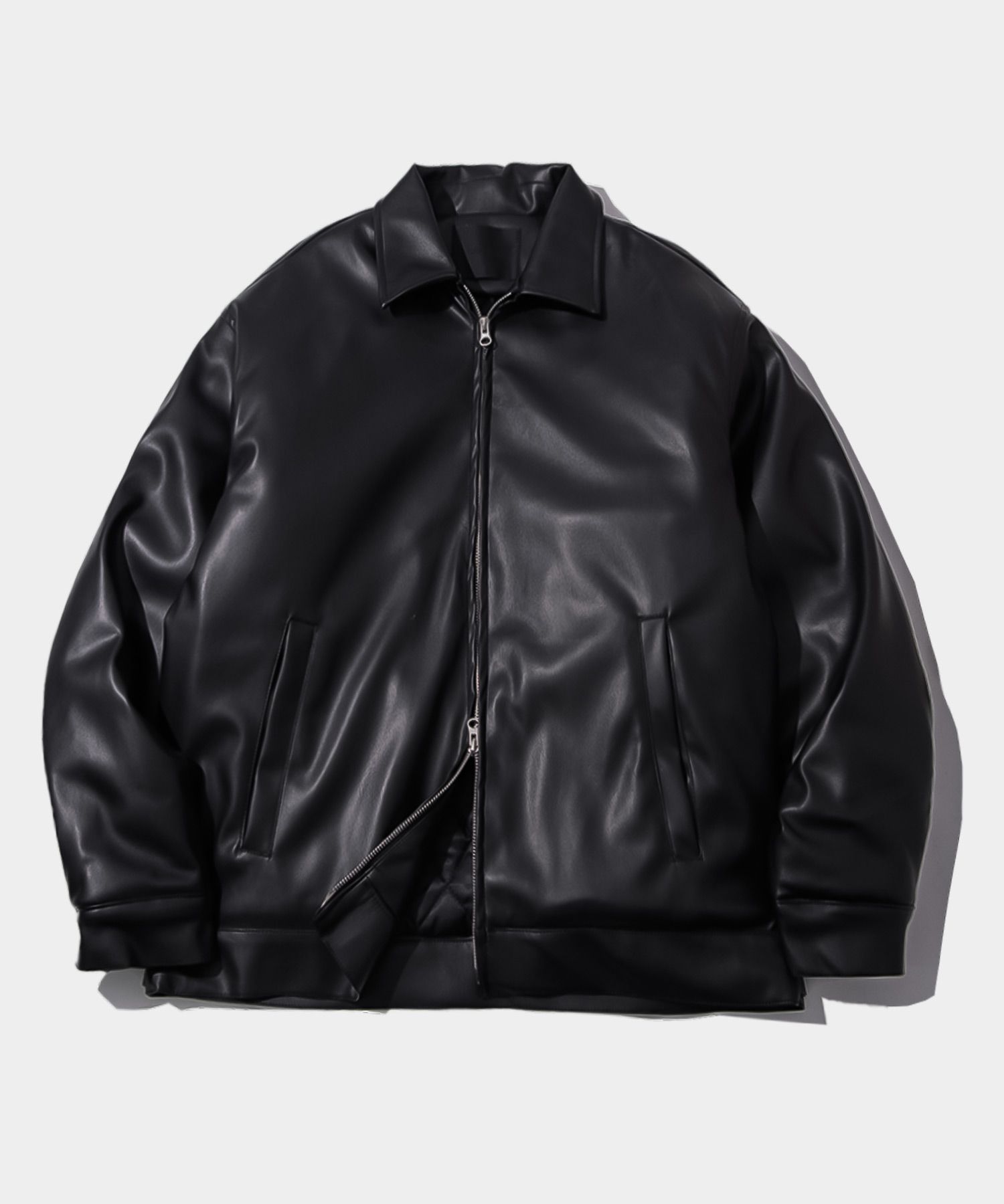 MUSINSA公式 | BLACK MOMENT オーバーサイズシングルレザーライダー