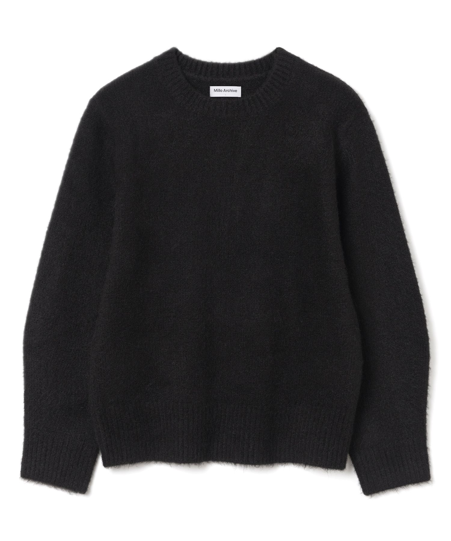 MILLO ARCHIVE ♥ Crop Silhouette Knit/ 追跡付 MUSINSA公式 | MILLO ARCHIVE Crop Silhouette Knit [Smoke Blue]