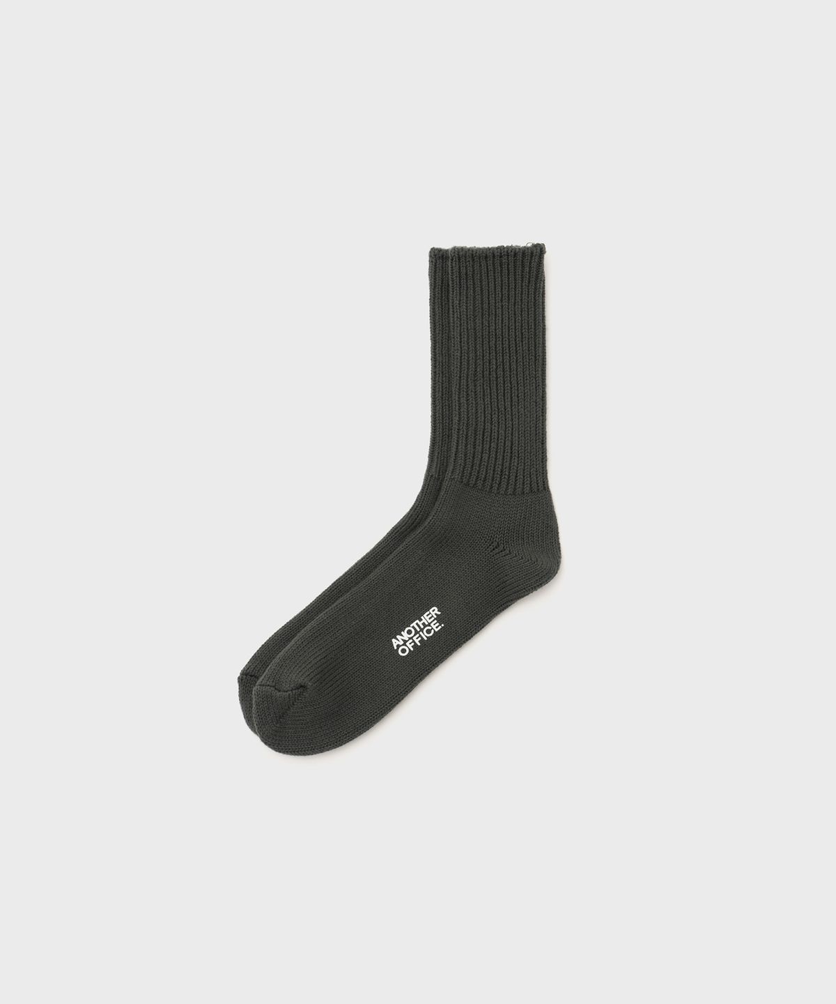 어나더 오피스(ANOTHER OFFICE) Cloud Mid Socks (Charcoal-Green)