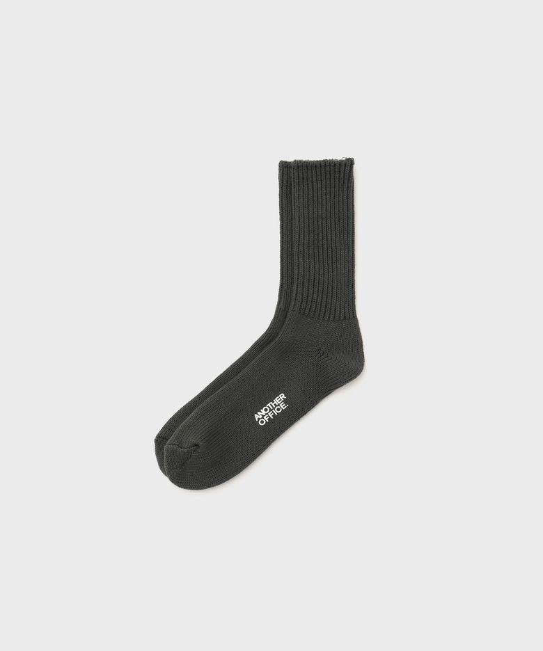 Cloud Mid Socks (Charcoal-Green)