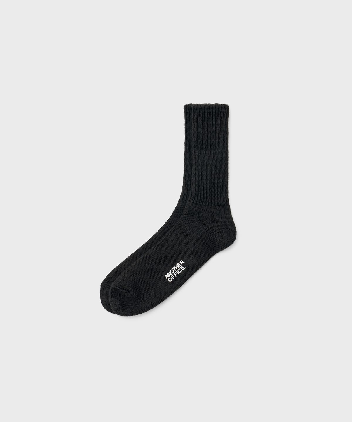 어나더 오피스(ANOTHER OFFICE) Cloud Mid Socks (Black)
