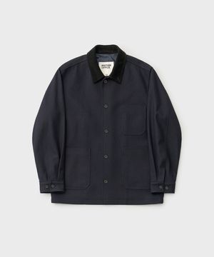Santiago Cashmere Work Jacket (Navy)