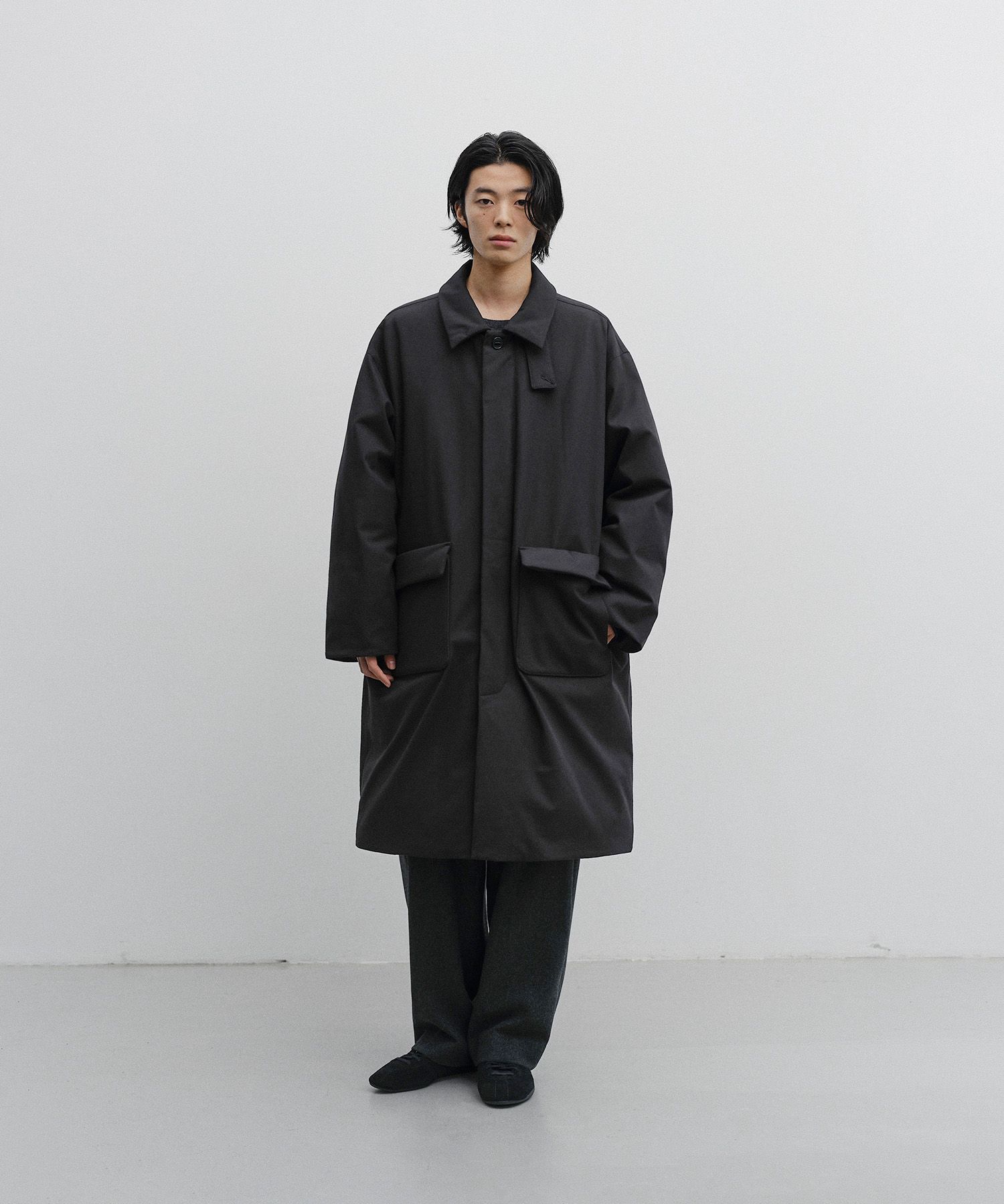 Travel Down Long Coat ブラック Mサイズ MUSINSA | ANOTHER OFFICE Ample Down Long Coat (Black)