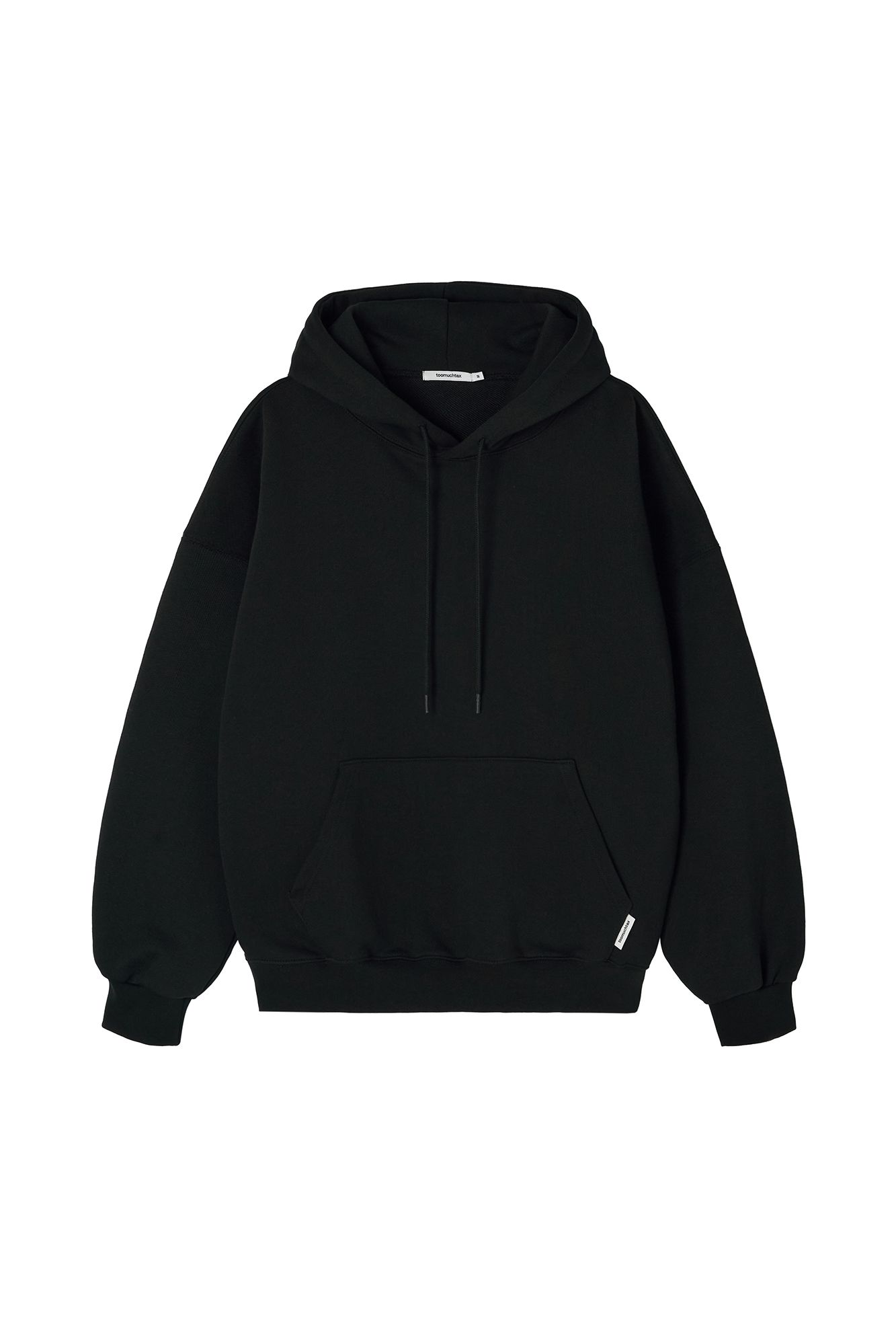 MUSINSA公式 | TOOMUCHTAX BASIC HOODIE (BLACK)