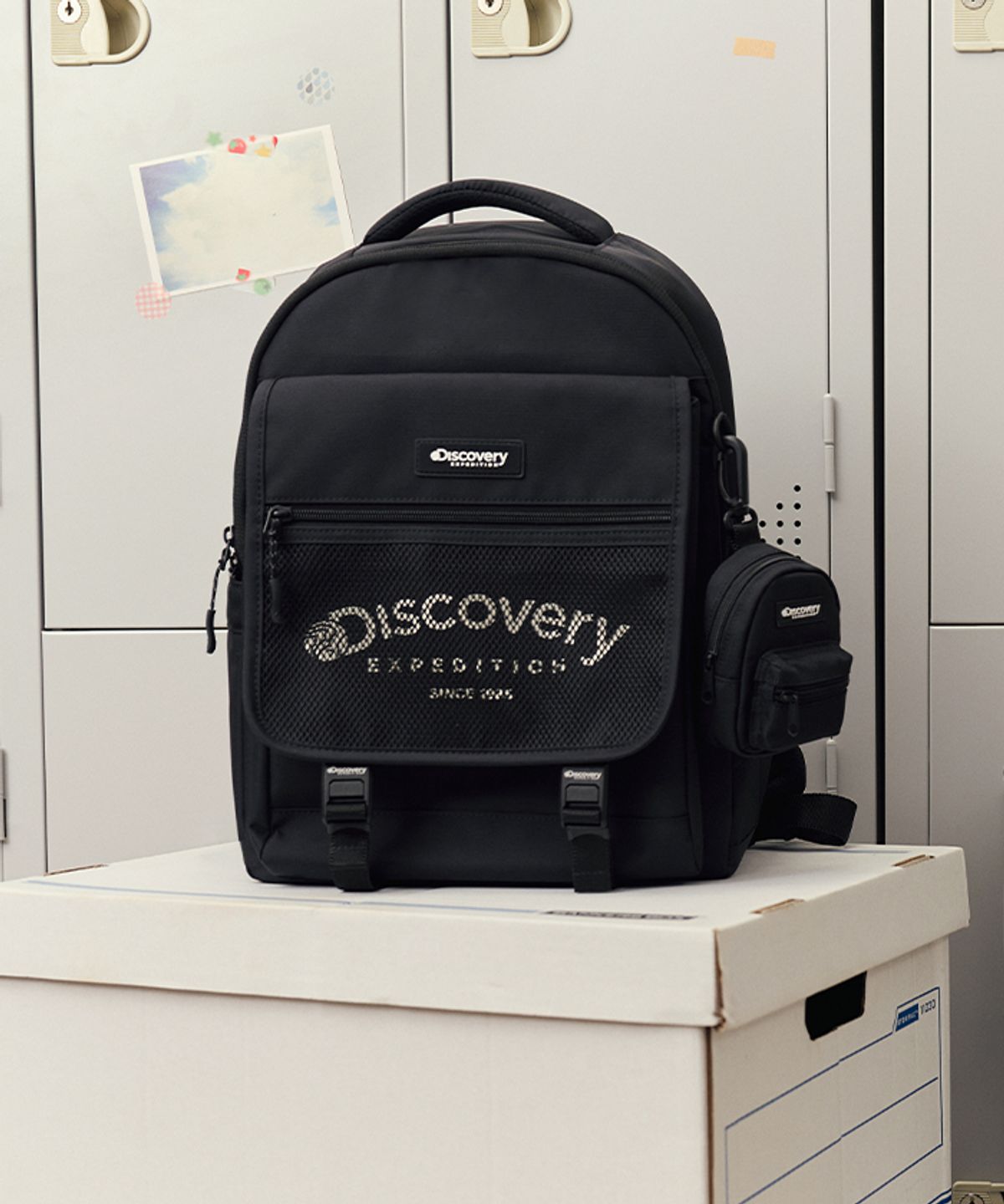 디스커버리 키즈(DISCOVERY KIDS) [14L] 라이크 에어 디스커버러 백팩 (BLACK)