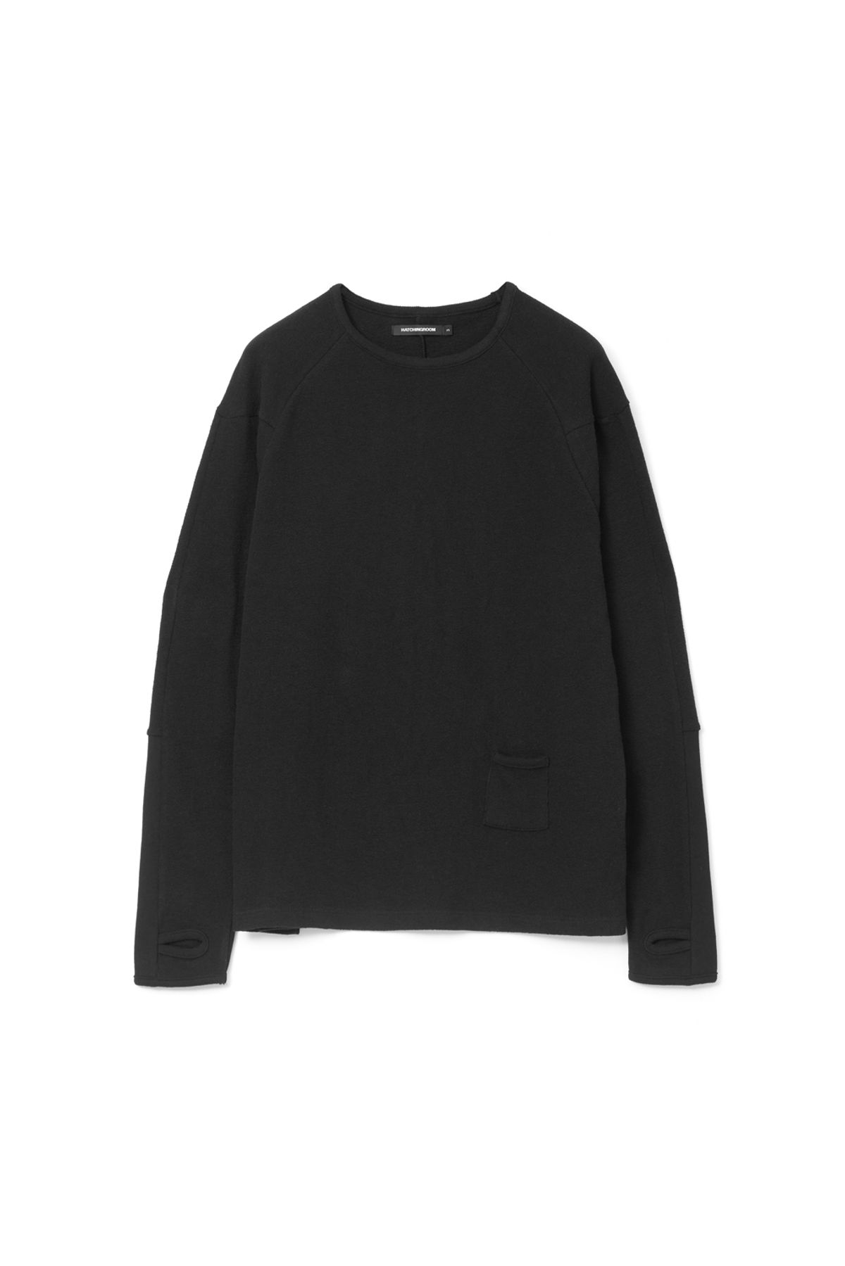 해칭룸(HATCHINGROOM) Incision Tee Black