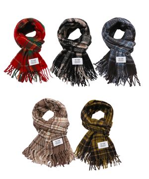 클래식 블렌드 체크 머플러 (5Color)