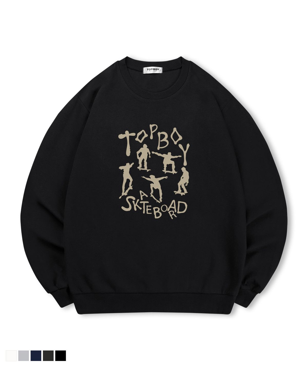 탑보이(TOPBOY) [논기모or기모] 스케이트보드 스웨트 셔츠