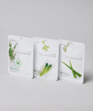 데일리 케어 시트 마스크팩 진정케어 30매 (알로에+오이+티트리)