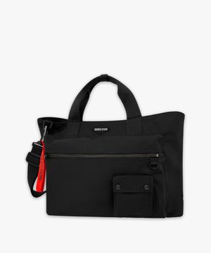 나일론 컴포트 투웨이 유틸리티 워크 토트백 GEE248-703 블랙