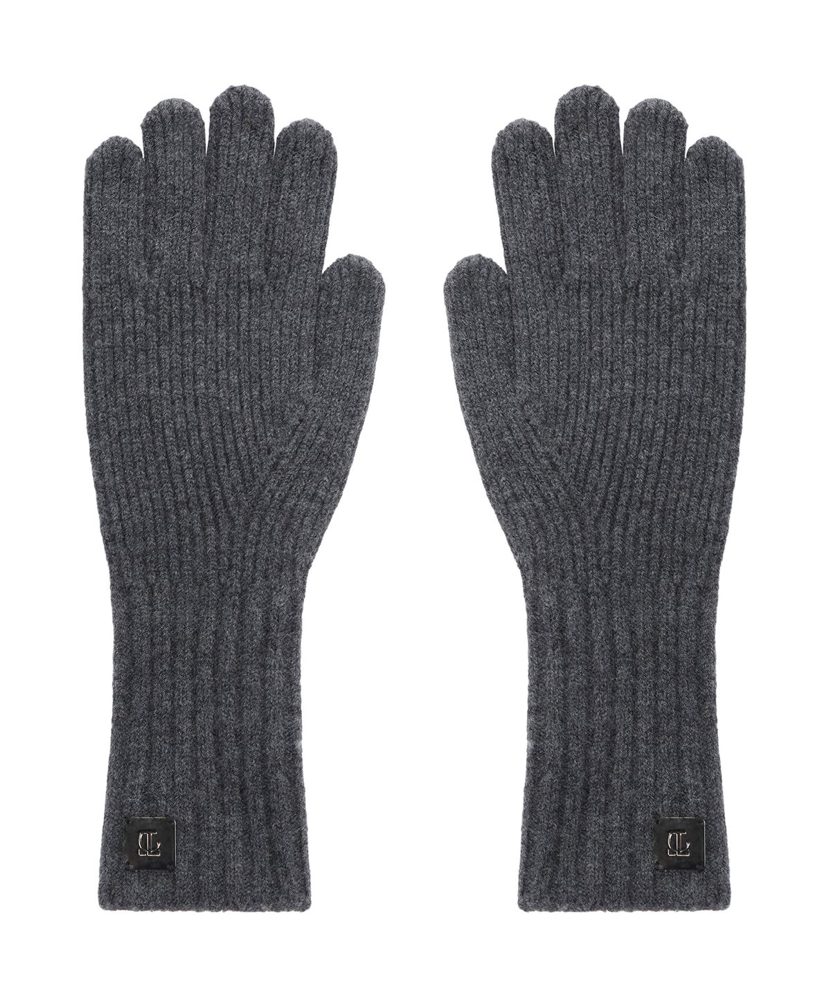 트리밍버드(TREEMINGBIRD) Wool Knit Gloves [ Charcoal ]