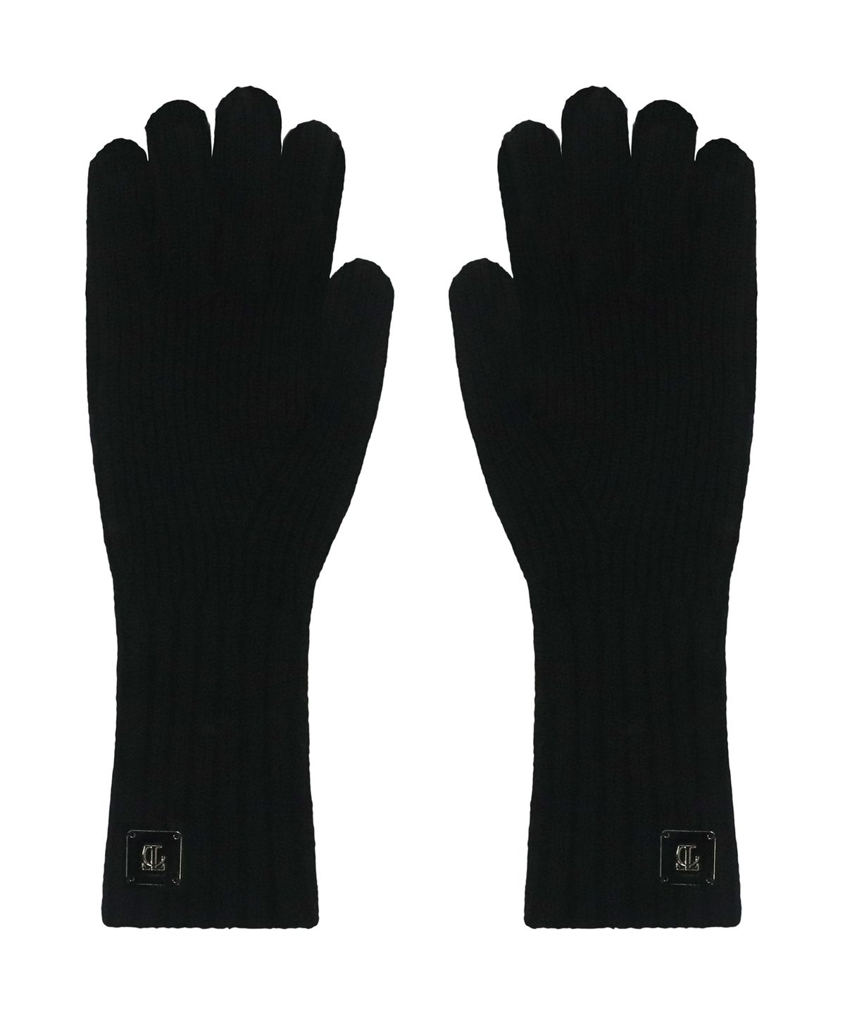트리밍버드(TREEMINGBIRD) Wool Knit Gloves [ Black ]