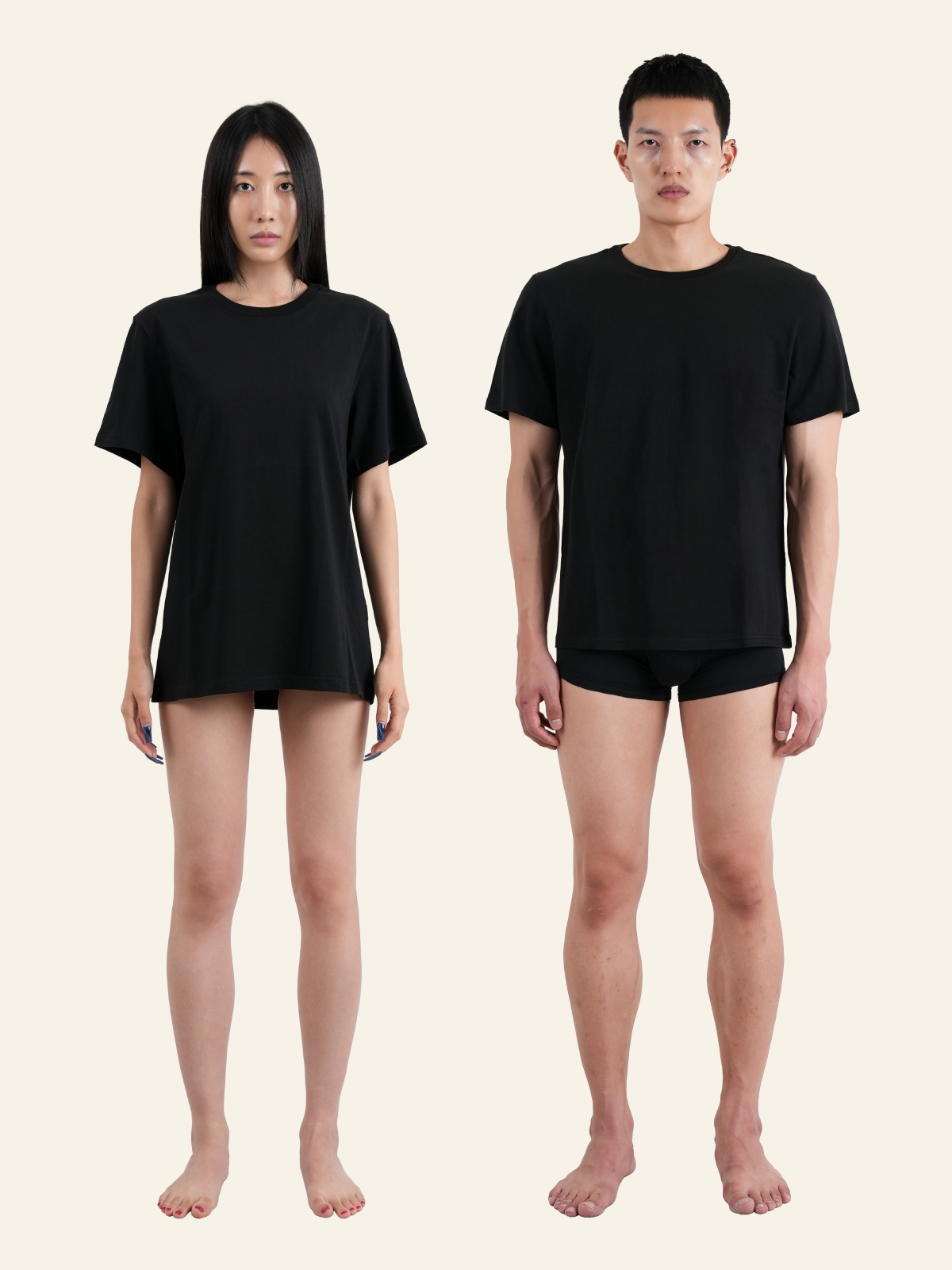 더이너스(THE INNRS) 레귤러핏 면 티셔츠 (블랙)