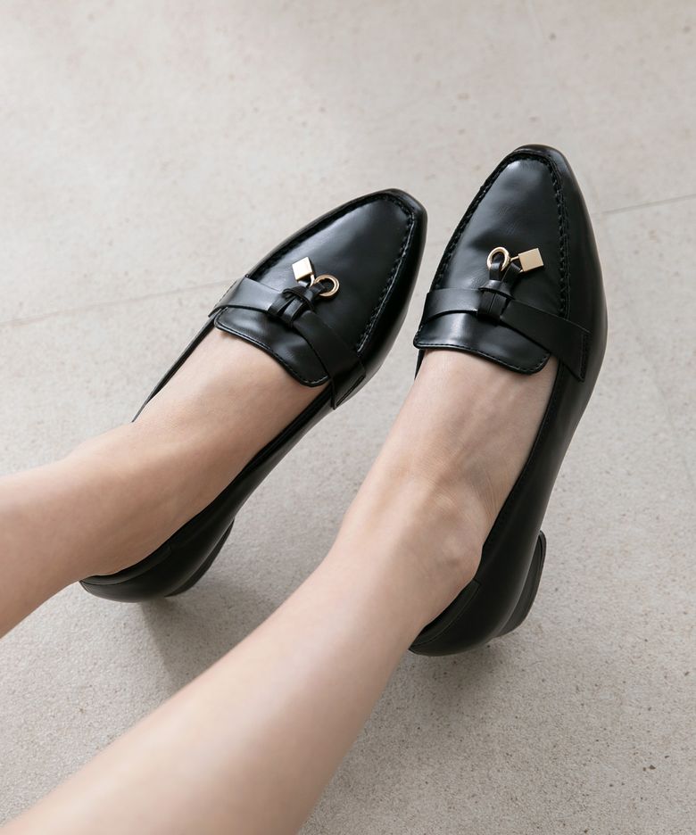프랑스 골드 펌프스(3cm)