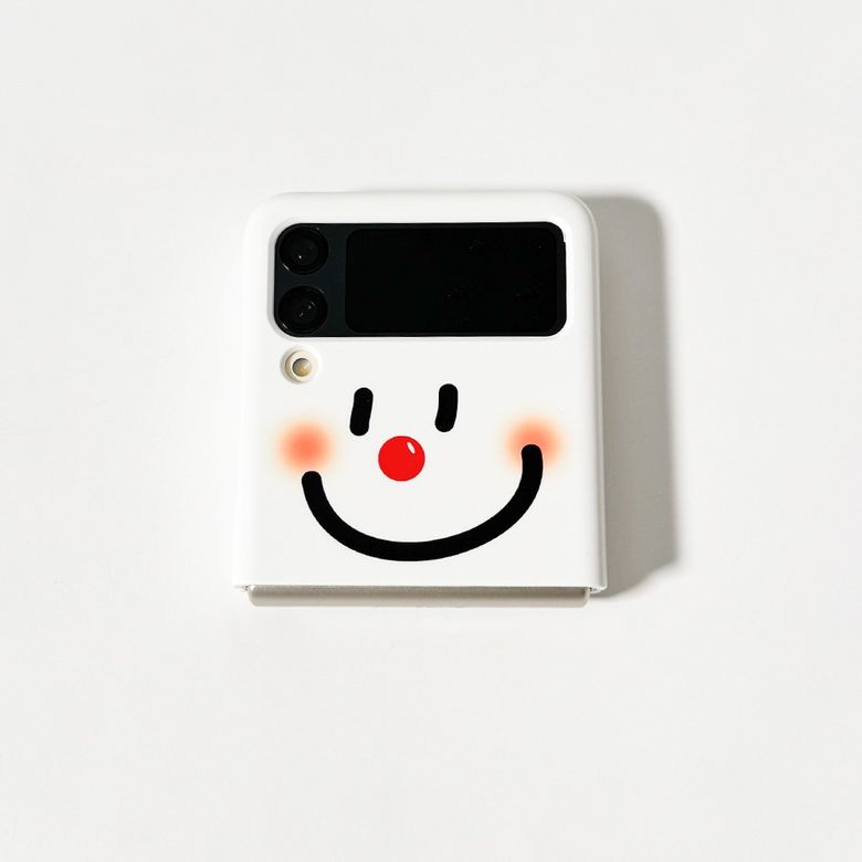 [Z 플립 3.4.5.6] Smile Snow 스마일 스노우 (하드/맥세이프 하드)