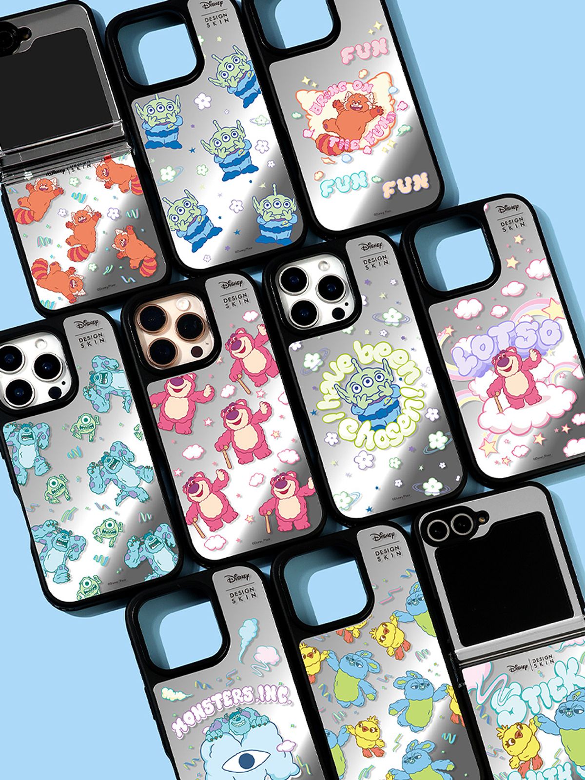 디자인스킨(DESIGNSKIN) [디즈니] 미러 맥세이프 그래픽 케이스-퍼피 해피니스