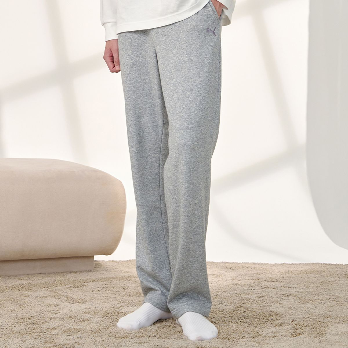 푸마 바디웨어(PUMA BODYWEAR) 복슬복슬 기모 멀티팬츠 SET
