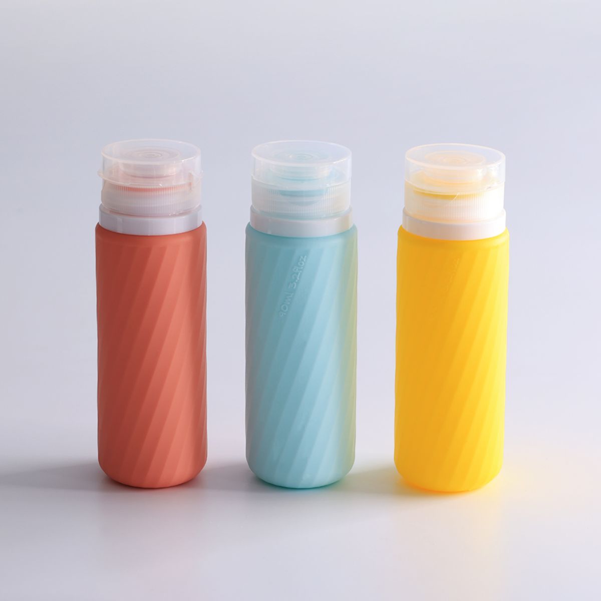히지(HIIJI) 실리콘 여행용공병 90ml 세트B(파스텔)