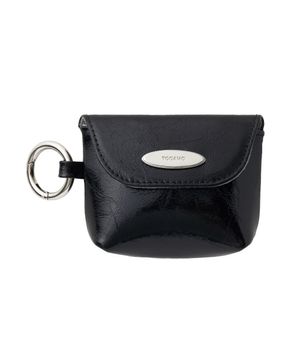 러브 미니 파우치 블랙 [소가죽]