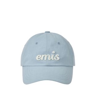 APPLIQUE BALL CAP-LIGHT BLUE