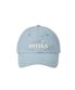 APPLIQUE BALL CAP-LIGHT BLUE