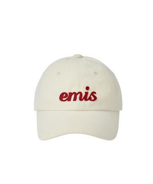 APPLIQUE BALL CAP-CREAM