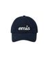 APPLIQUE BALL CAP-NAVY
