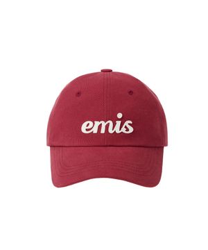 APPLIQUE BALL CAP-RED
