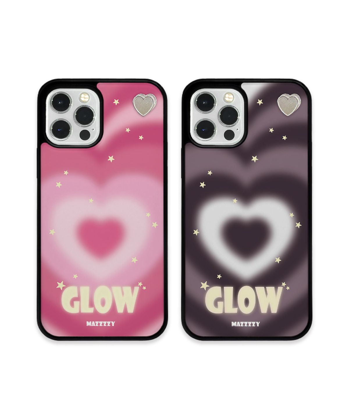 마찌(MAZZZZY) [Love Tag_Magsafe] Glow Love glass case