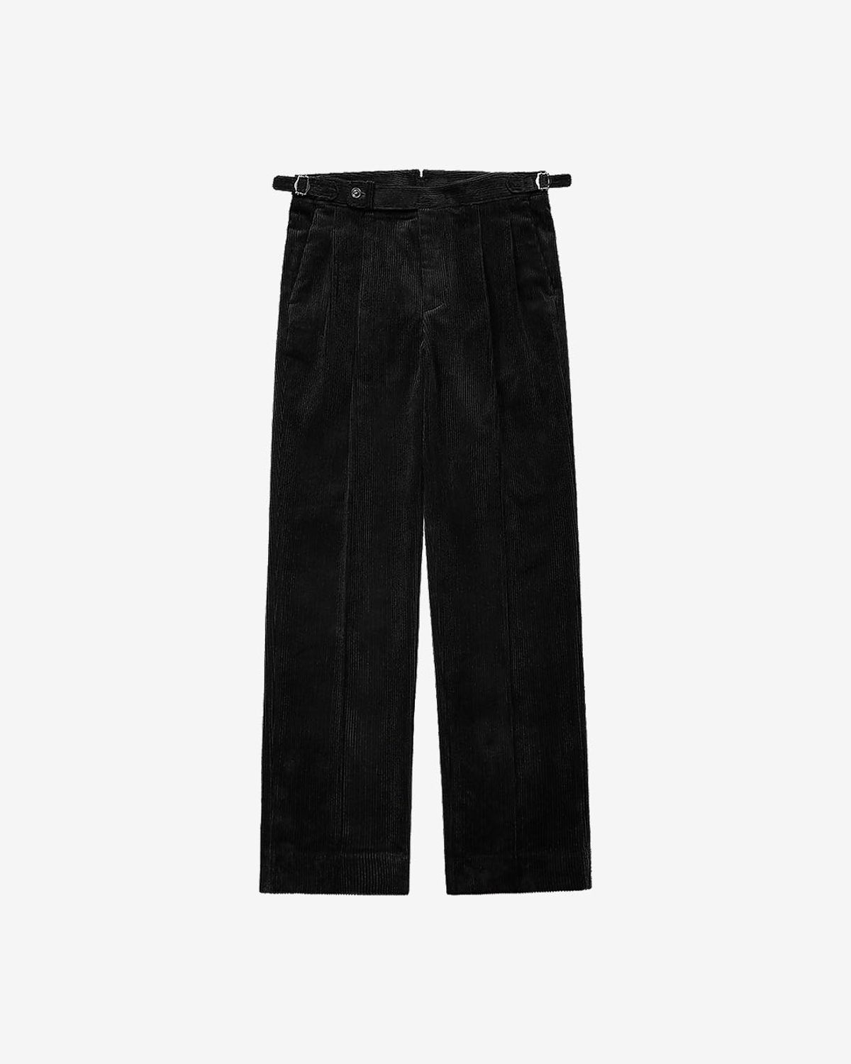 솔티(SORTIE) 8Wale Reve Corduroy Trousers (Black)