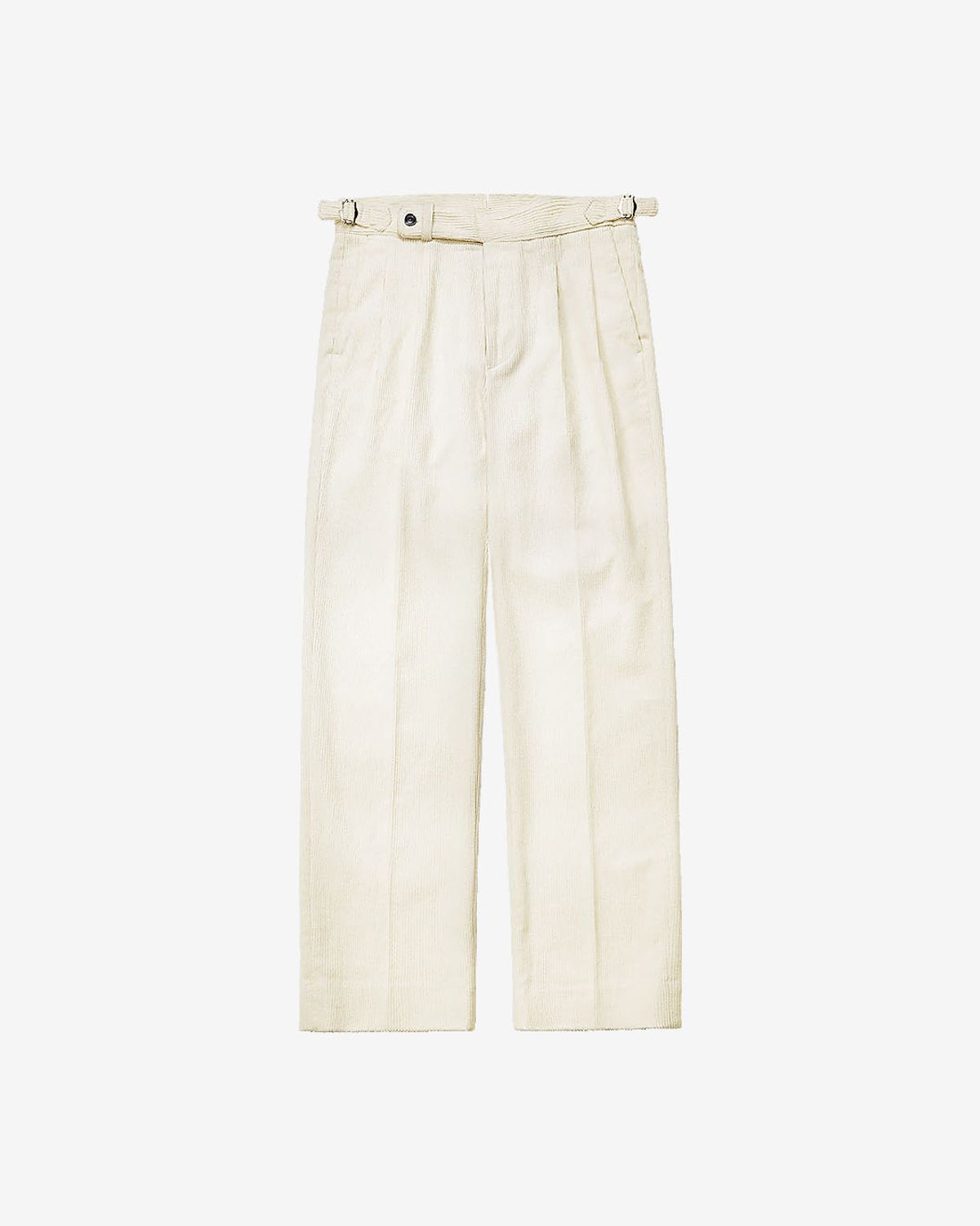솔티(SORTIE) 8Wale Reve Corduroy Trousers (Ivory)