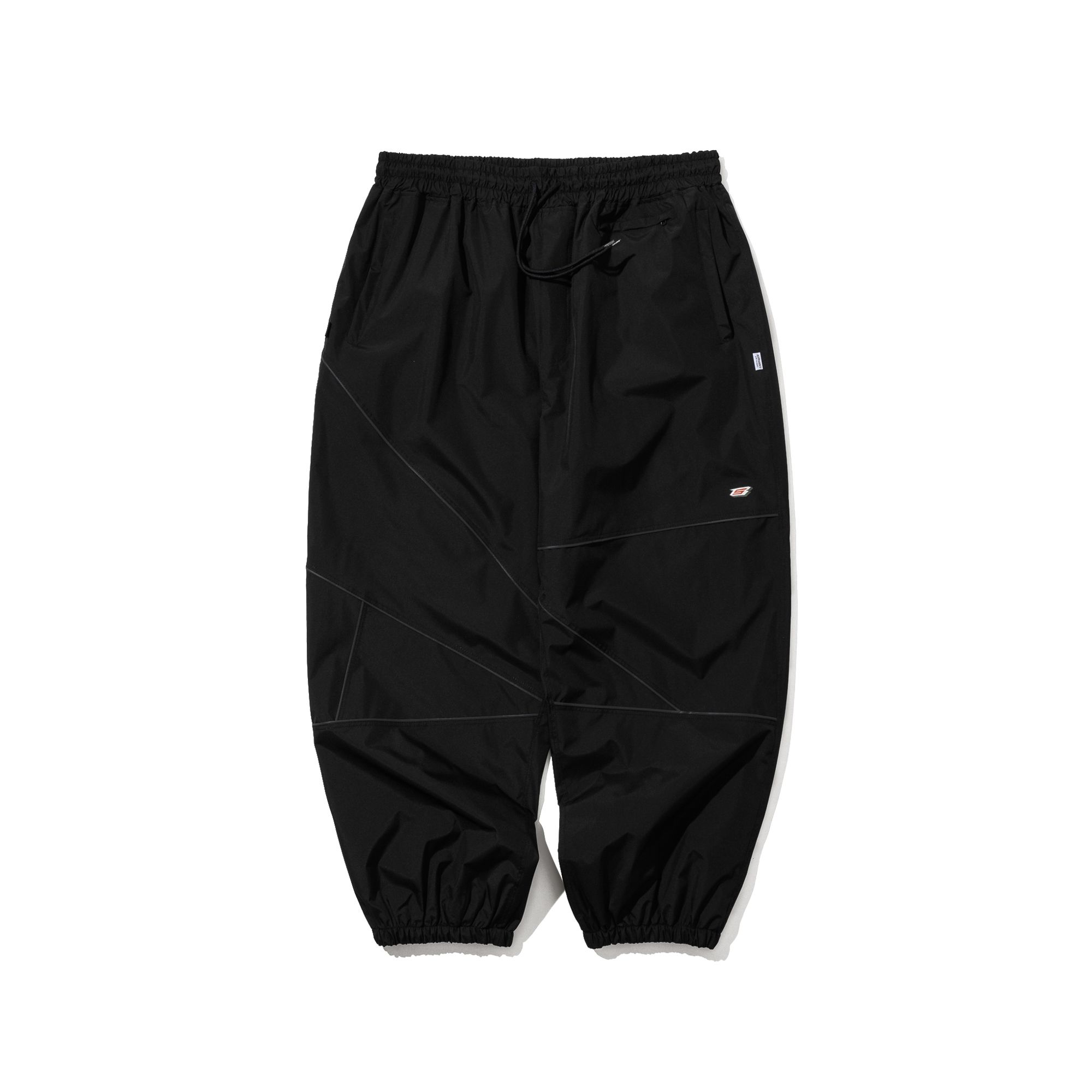 MUSINSA公式 | BSRABBIT Spider Web Super Wide Jogger Pants Black