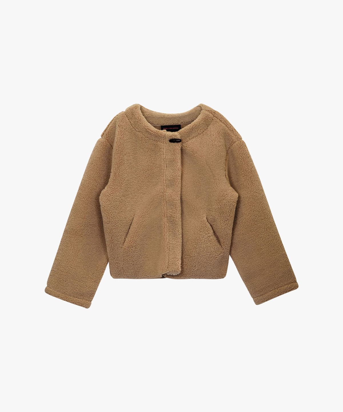 핑크파인애플(PINK PINEAPPLE) FUZZY DUMBLE JACKET_BEIGE