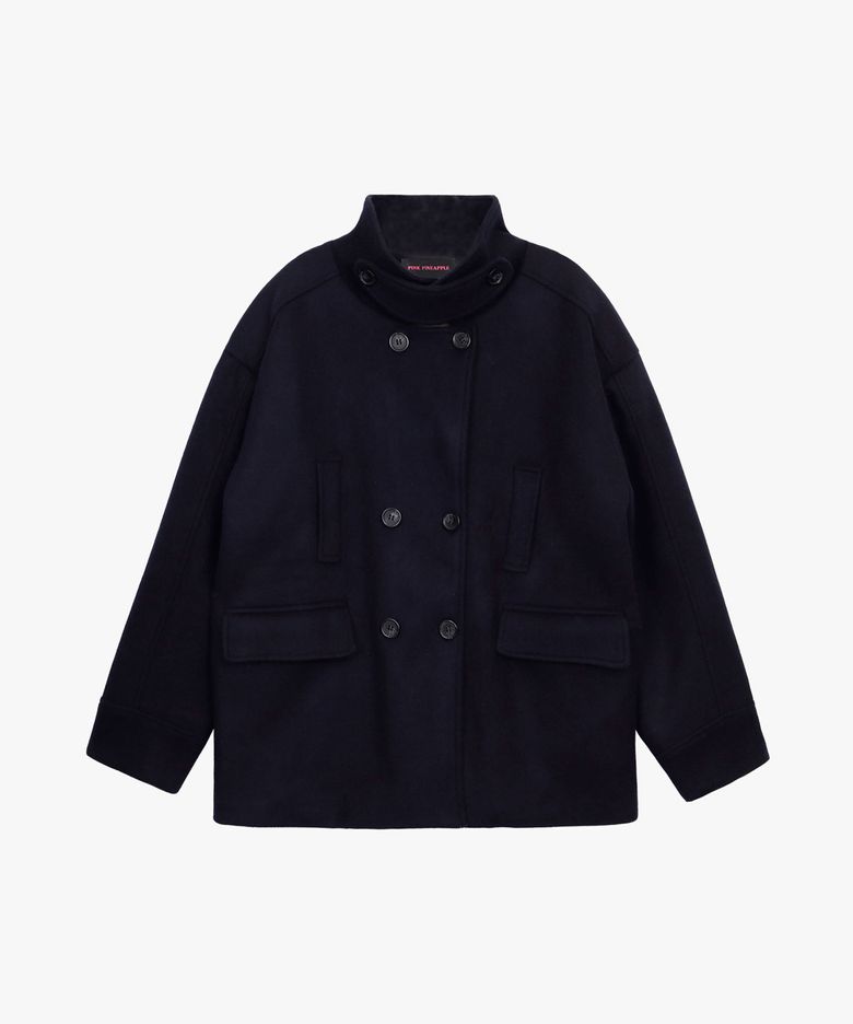 SNOWFALL DOUBLE JACKET_NAVY