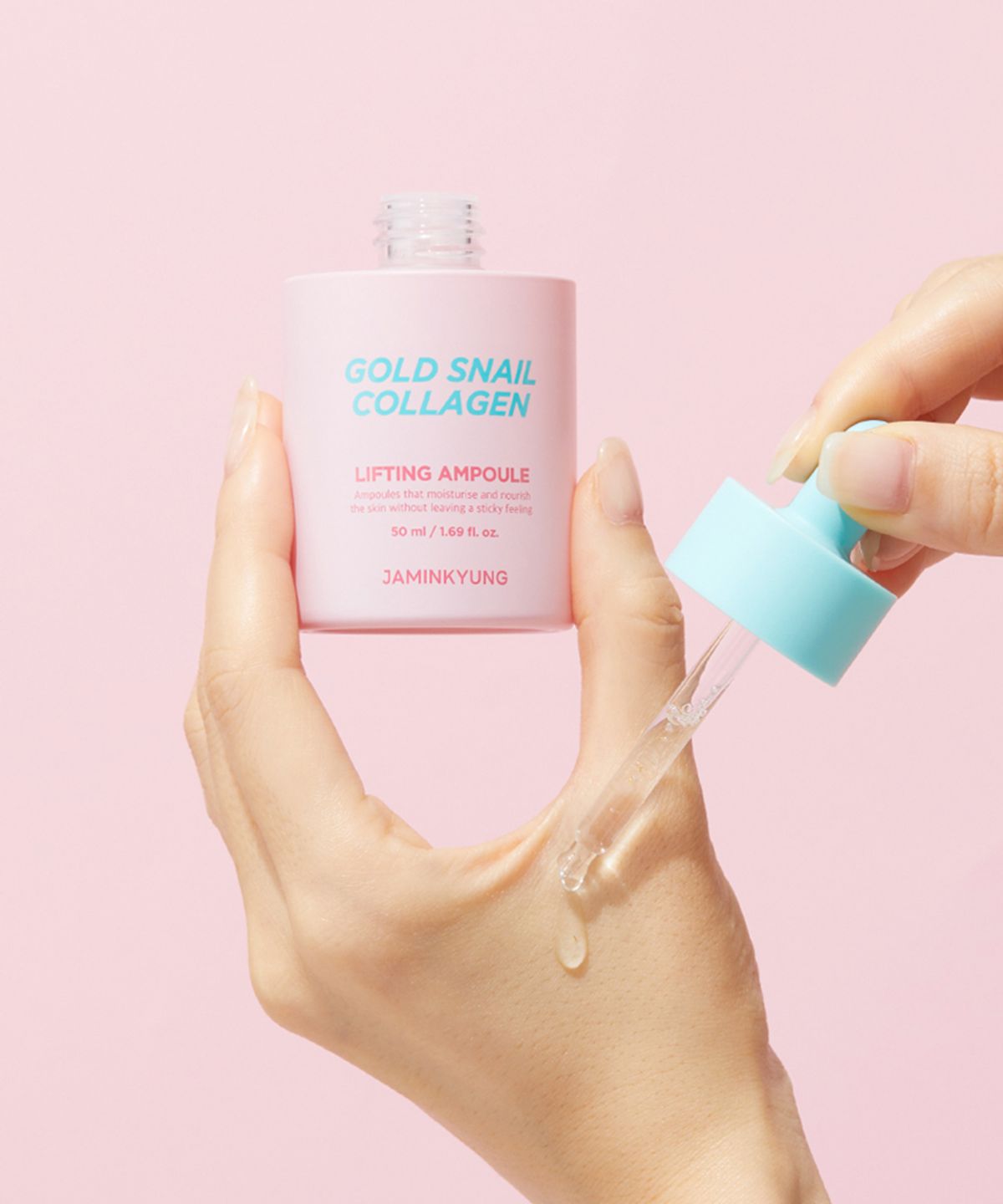 자민경(JAMINKYUNG) 골드 스네일 저분자 콜라겐 리프팅 앰플 50ml