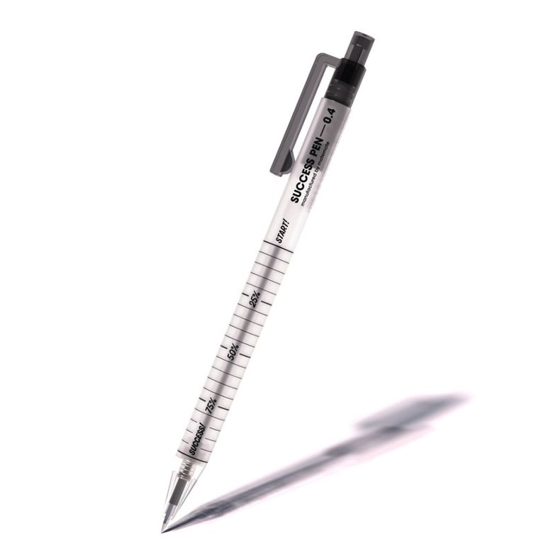 성공펜 0.4mm - 블랙 노크식 중성펜