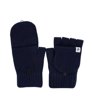 포미 니트 핑거리스 손모아 반장갑 네이비