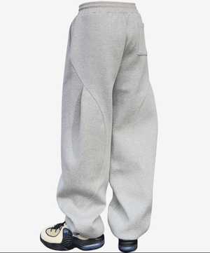 Edition5. 890g 네오핏 사선 턱 스웨트 오버핏 트레이닝 롱팬츠 (5col)