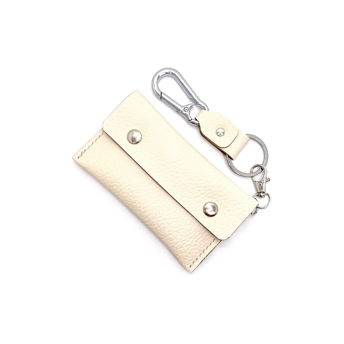 노마스(NO MAS) KEY RING CARD CASE vol.1(CREAM IVORY)